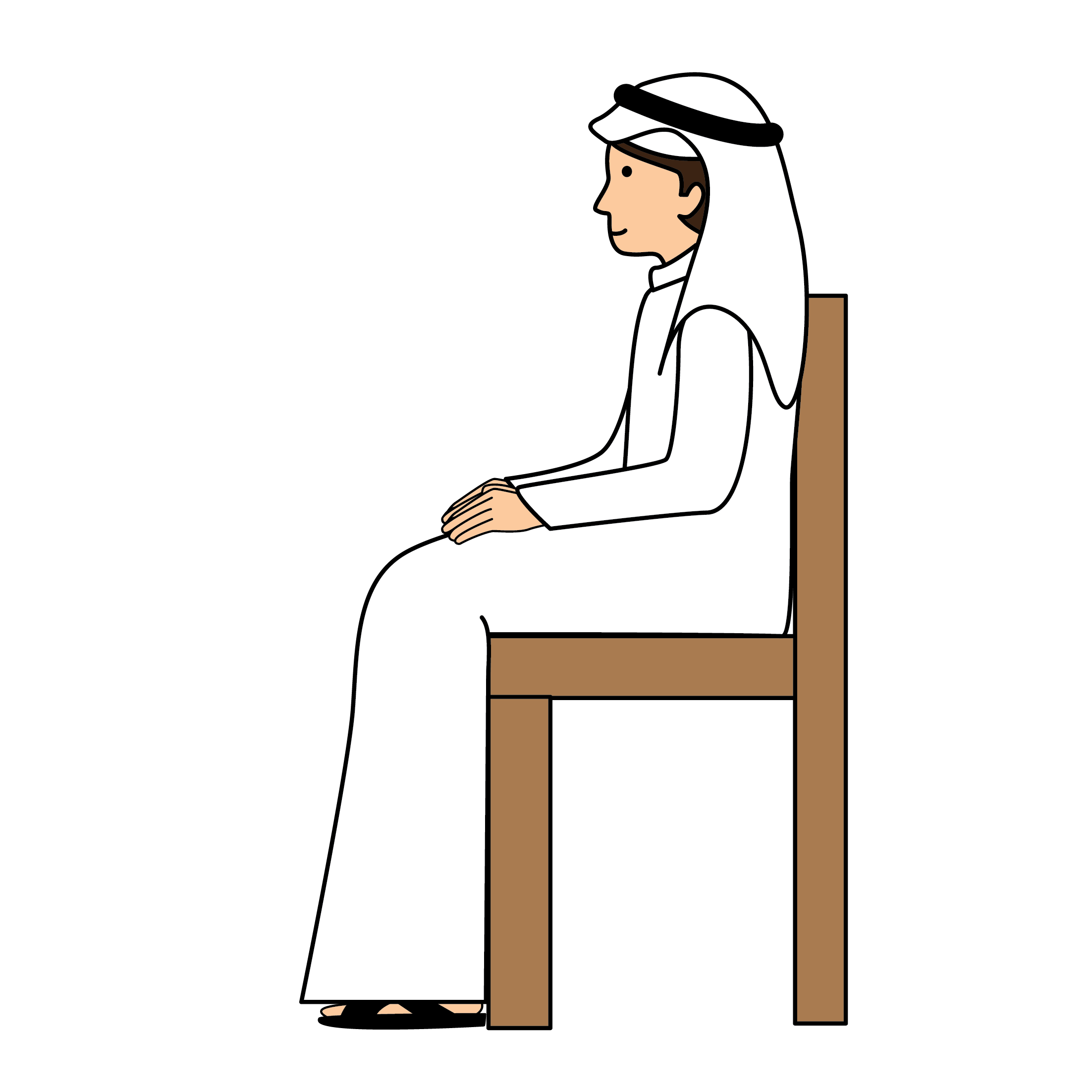 sit-in-right-posture-tawasol-symbols